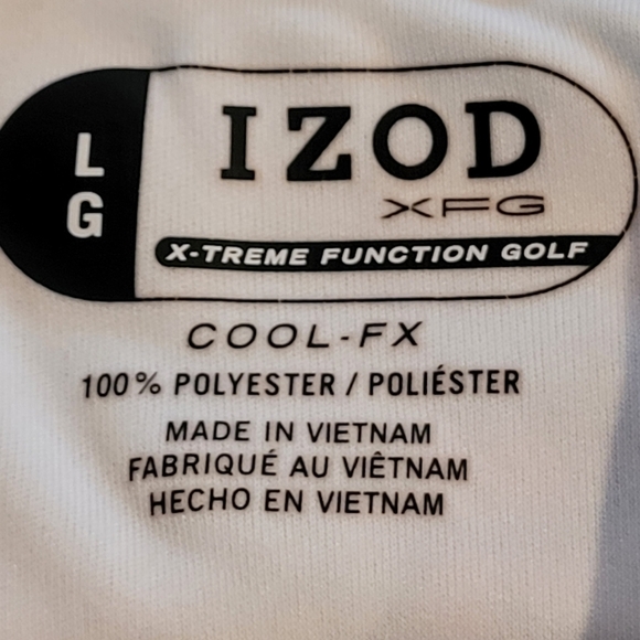 IZOD Men's Short Sleeved Polo Golf Shirt, Size Large - Picture 5 of 13
